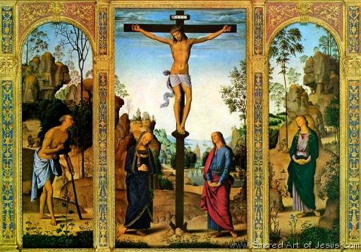 Crucifixion with Saints, Pietro Perugino 1485 O5HR215.jpg